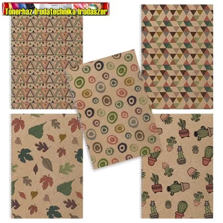 Spirálfüzet pd ECO Nature A/4-160 lapos több tantárgyas (A4)