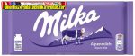 Táblás csokoládé, 100 g, MILKA, alpesi tej