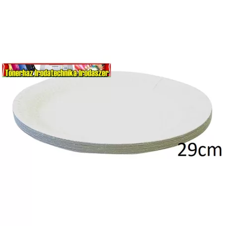 Papír tányér, 29cm -Victoria (100 db/csg) (papírtányér)
