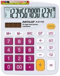 Antilop A-2114C 14 digit asztali számológép bordó