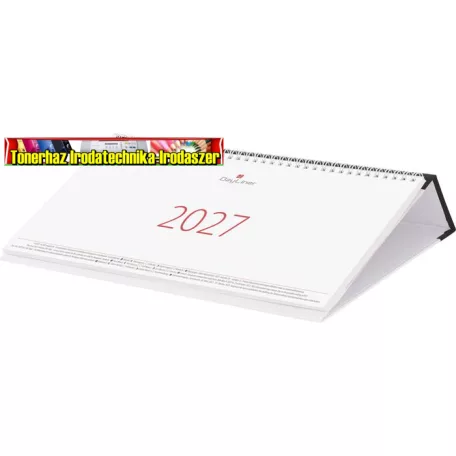 Naptár, asztali, fekvő, DAYLINER, Oktáv 2027