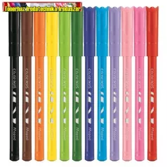   Filctoll készlet, 2 mm, kimosható, MAPED "Color'Peps Ocean", 12 különböző szín