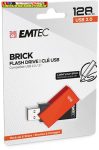 EMTEC C350 Brick Pendrive, 128GB, USB 2.0,  narancssárga