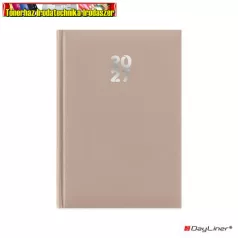   DAYLINER Pannon Határidőnapló, naptár, tervező, A5, napi, natúr (2027 évi) (agenda)