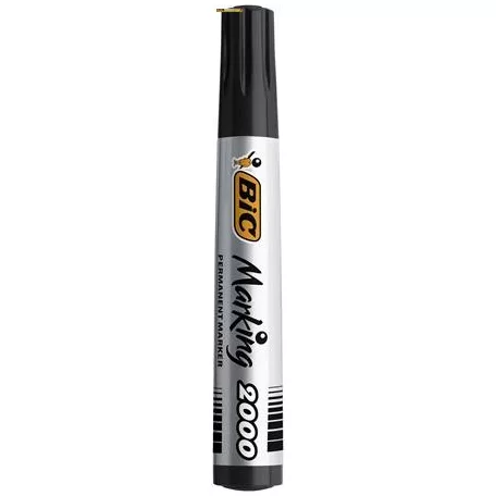 BIC Marking 2000 alkoholos marker FEKETE (permanent) kerek hegy 