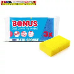 Bonus fürdőszivacs 3 db/csomag 