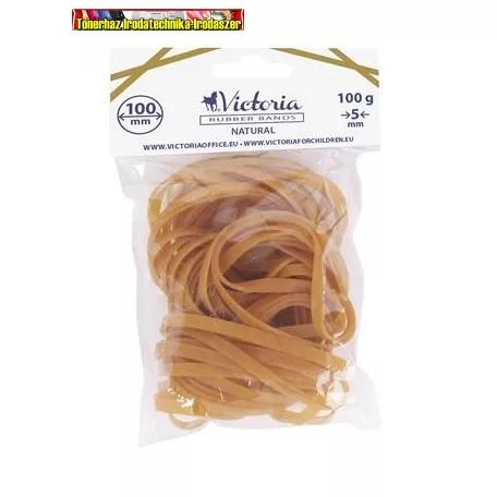 Postázógumi,100X5 mm, VICTORIA, 100 g, natúr