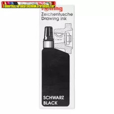 ROTRING Isograph Tustinta, 23 ml,  fekete (194660, R591017)