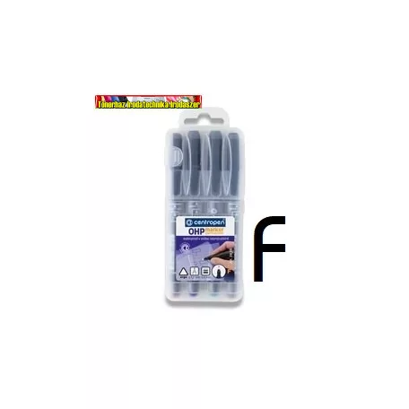 Centropen 2636 F 0,6mm alkoholos filctoll készlet (4db-os) (permanent)