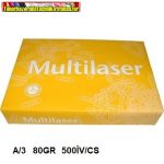 Multilaser  A/3 80g fénymásolópapír 500ív/cs
