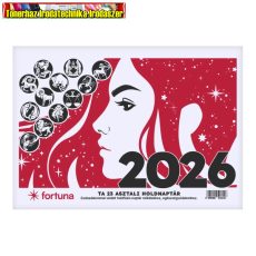Asztali naptár TA-23 2026. FORTUNA  holdfázissal (23TA,TA23)