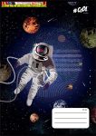   Füzet, tűzött, A5, kockás, 32 lap, COOL BY VICTORIA, Space, 27-32