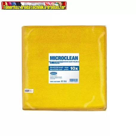 Microszálas kendő MicroClean BonusPro sárga_B302 32cmX32cm (HoReCa-HACCP)