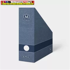   Herlitz Montana A/4 Iratpapucs karton összehajtható  11 cm gerinccel kék