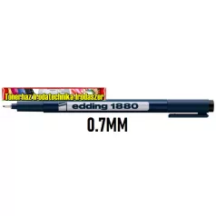 Tusfilc, 0,7 mm, EDDING 1880, fekete