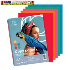   Másolópapír színes Bluering A/4 80g vegyes intenzív színek  5x20 ív/csomag NEW