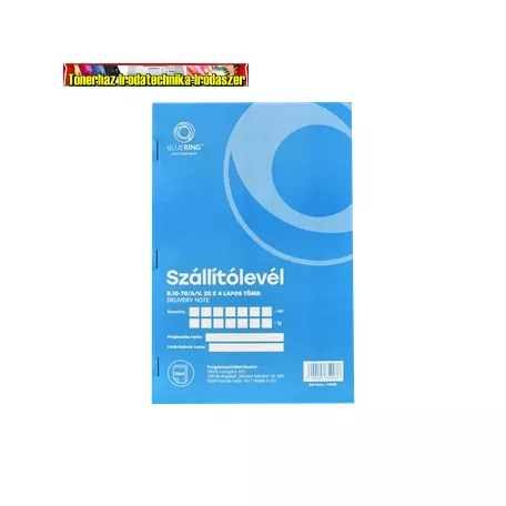 Szállítólevél 25x4lap -B.10-70/A/V- A/5 Bluering®