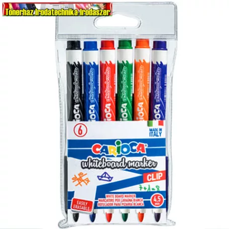 CARIOCA TÁBLAÍRÓ FILC 6 DARABOS (4,5 MM)  42921 (whiteboard marker)