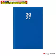   DAYLINER Pannon Határidőnapló, naptár, tervező, A5, napi, kék (2027 évi) (agenda)
