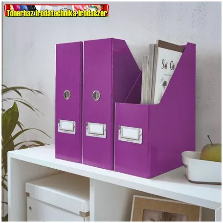  LEITZ Click&Store Iratpapucs, PP/karton, 95 mm, lila