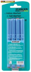 Stanger Marker készlet 4 db-os  Permanent B vágott 1-3 mm (alkoholos filctoll készlet) 4783