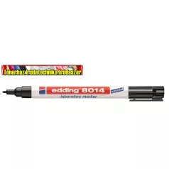 EDDING 8014 Laboratóriumi marker, 1 mm, kúpos,  fekete