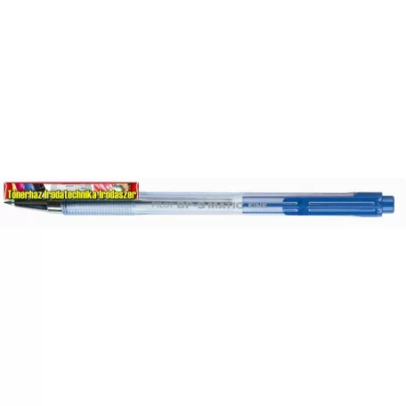 PILOT BP-S Matic 0,27 mm, nyomógombos, átlátszó tolltest, , kék (BPS-135F-L)