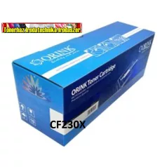   Utángyártott CF230X (30X) Orink Prémium  fekete  toner NEW CHIP! HP nyomtatóhoz