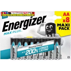   ENERGIZER Max Plus ceruza Elem alkáli , AA , 8 db,/cs DB-ÁR