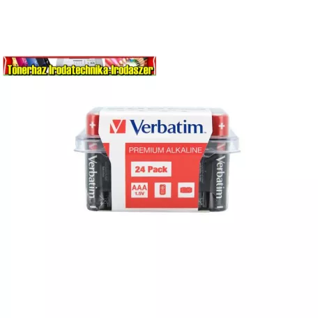 Verbatim AAA LR03 Alkaline elem 24db/cs, db-ár