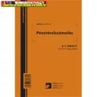 Pénztárelszámolás 25x2+2 lapos tömb A/5 álló (Pátria) D.F.200/D/V
