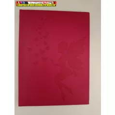  Határidőnapló (agenda)  B/6 heti fehér lapos 2026. TÜNDÉR  - magenta -