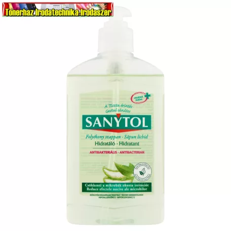 Sanytol antibakteriális pumpás folyékony szappan 250ml Aloe Vera