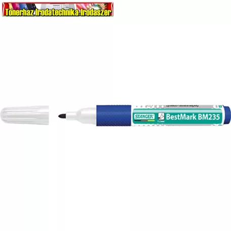 Stanger BM235 táblafilc 1-3mm kerekhegyű kék Softgrip