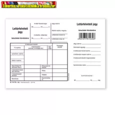 Leltárfelvelvételi jegy készletek felvételére 100 lapos tömb A/5 fekvő B.14-19. Leltárfelvelvételi jegy készletek felvételére 100 lapos tömb A/5 fekvő B.14-19.