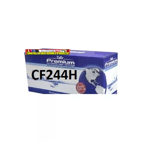 Utángyártott 44AX Zafir Prémium CF244AX(CF244H, CF244X) nagy töltet  black toner 1,6K  HP nyomtatóhoz