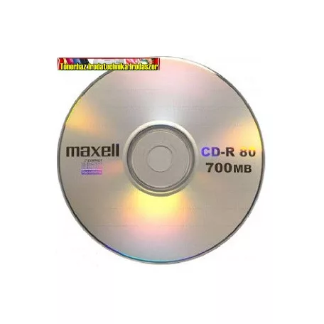 Maxell CD lemez 700MB  80' R 52x papírtokos (CD-R)