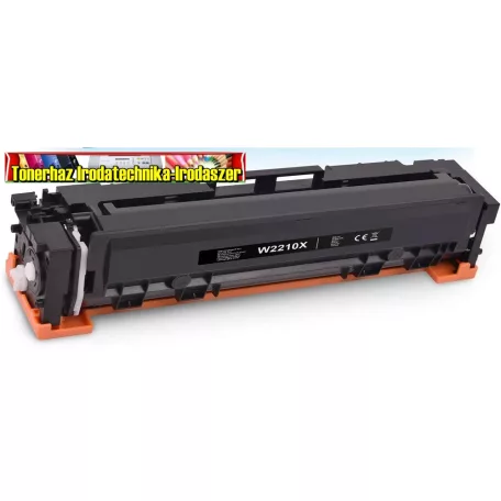 Utángyártott W2210X black toner 207X 3,15k HP nyomtatóhoz