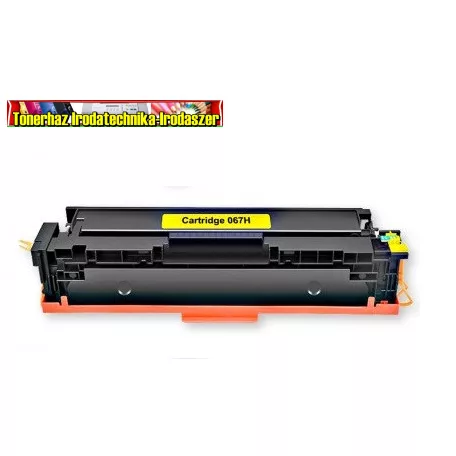 CANON CRG067H  UTÁNGYÁRTOTT TONER YELLOW 2.350 OLDAL KAPACITÁS (CRG-067H) Chipes