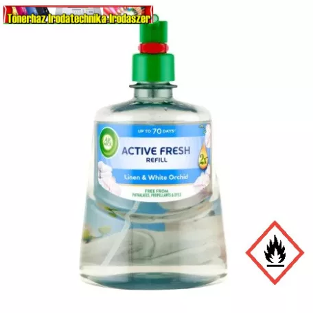 Air Wick Active Fresh utántöltő Pamut és Fehér Orchidea - 228 ml