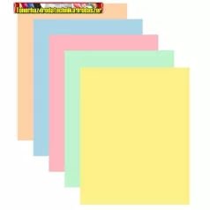  XEROX Symphony, pasztell mix ,másolópapír, színes, A4, 80 g, 5x50 lap,  496L94182