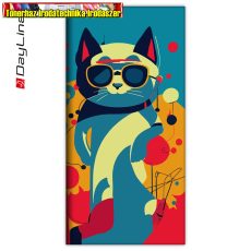 Zsebnaptár Colors fekvő heti, fehér lapokkal Astro Cat Dayliner 2025.