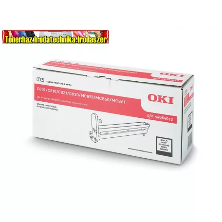 OKI   C801 , C810 , C821 , C830 , MC851 , MC860 , MC861 DOBEGYSÉG (DRUM) BLACK (EREDETI) 20K 44064012