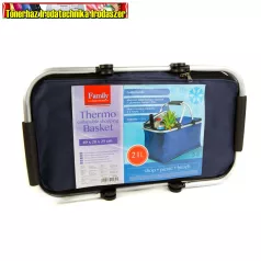   11549D Thermo összecsukható bevásárlókosár - 49 x 28 x 25 cm - 21 L - Kék