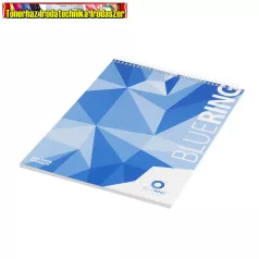 Jegyzettömb A4 60 lap spirálozott vonalas BLUERING