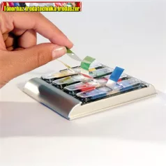   Oldaljelölő adagolóval Info Notes Info Flag műanyag 12,5x43 mm 4x36 lapos vegyes színek (7739-18)