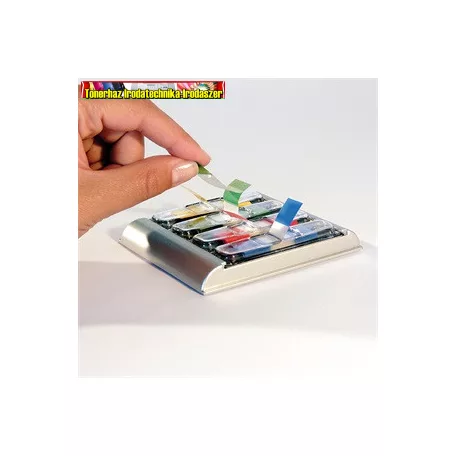 Oldaljelölő adagolóval Info Notes Info Flag műanyag 12,5x43 mm 4x36 lapos vegyes színek (7739-18)