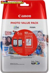 Canon PG-545XL+CL-546XL DUOPACK eredeti tintapatronok (cl546xl,cl 546xl,PG545xl,PG 545xl)+ Ajándék fotópapír