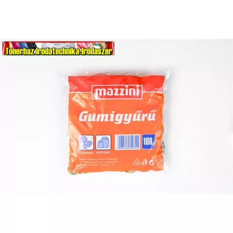 Gumigyűrű Mazzini 100gr/cs szines