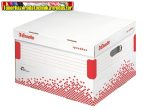  ESSELTE Speedbox Archiválókonténer, L méret, újrahasznosított karton,  fehér (623913)